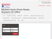 Tablet Screenshot of northwindsrealty.com